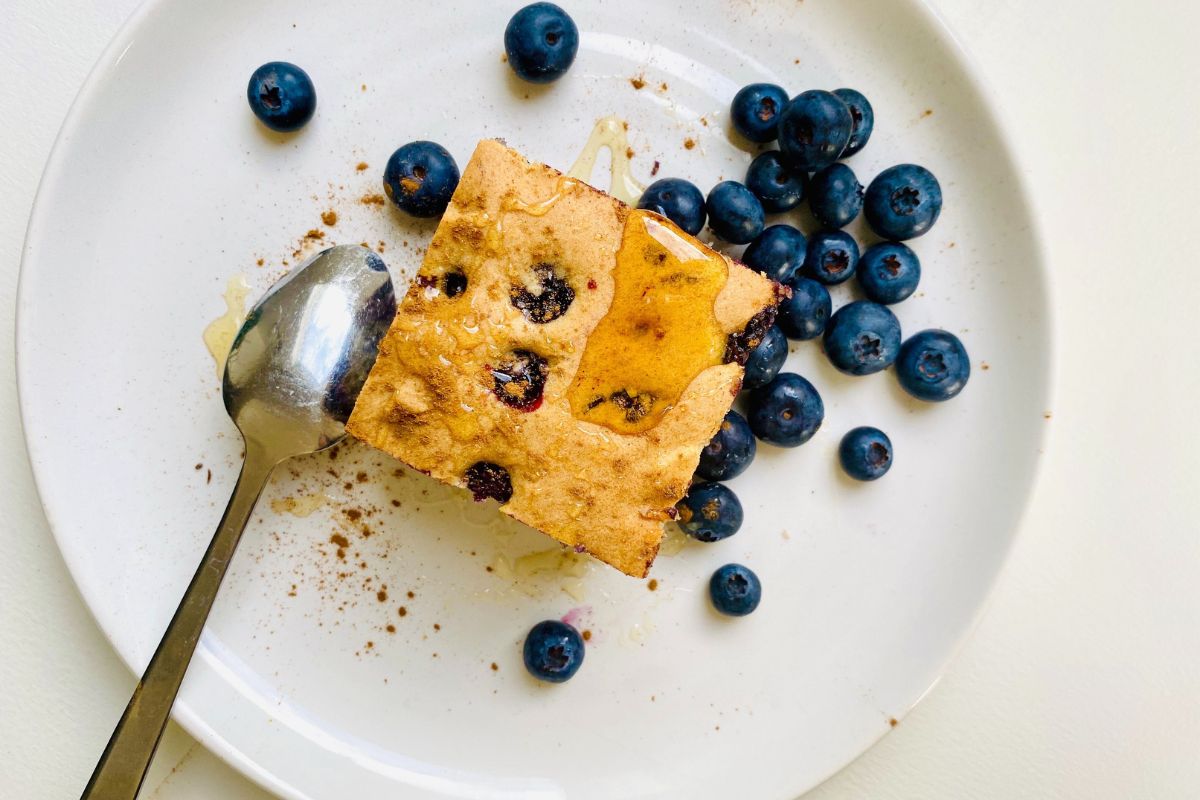 Lemon Blueberry Breakfast Cake