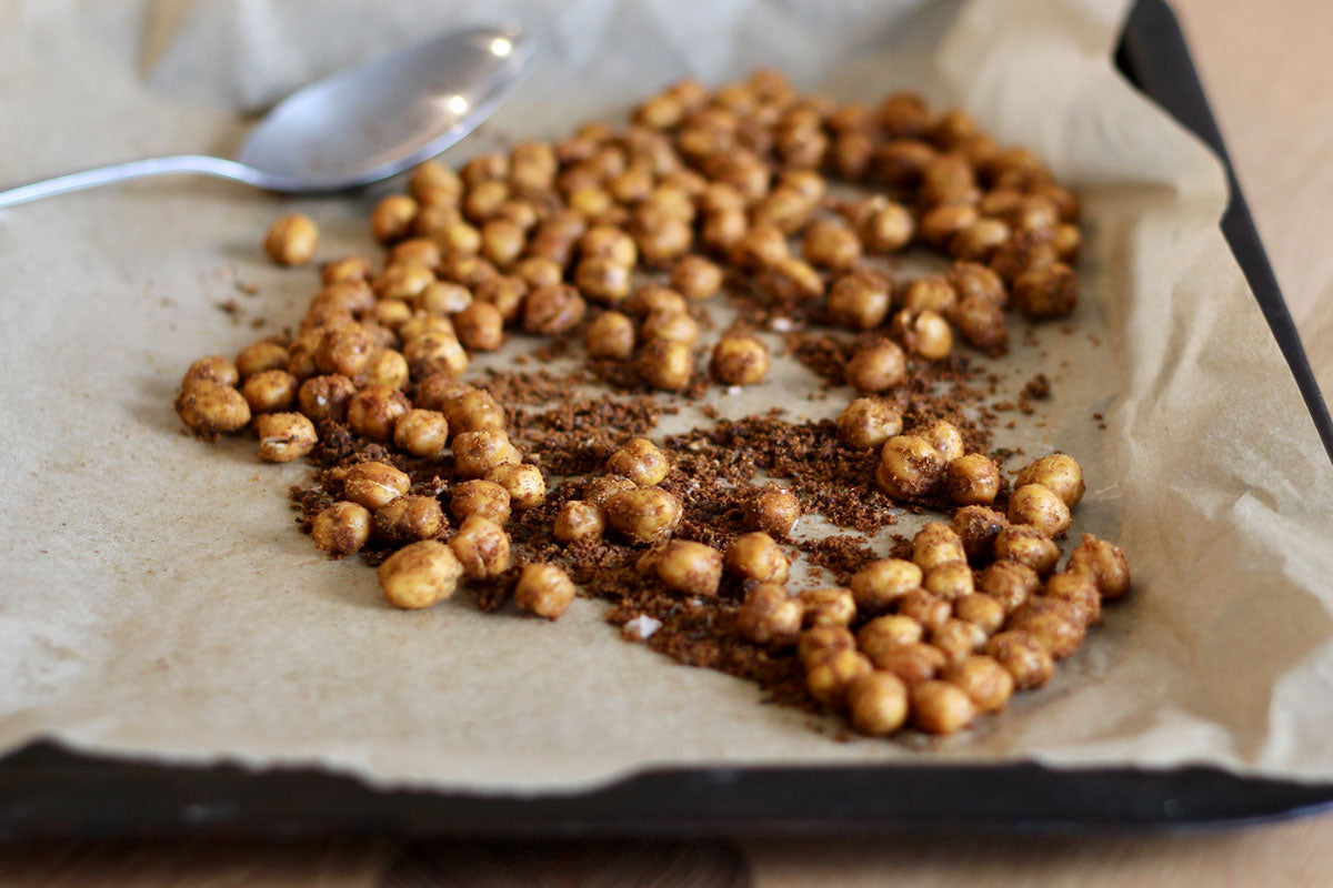 Spicy roast chickpeas