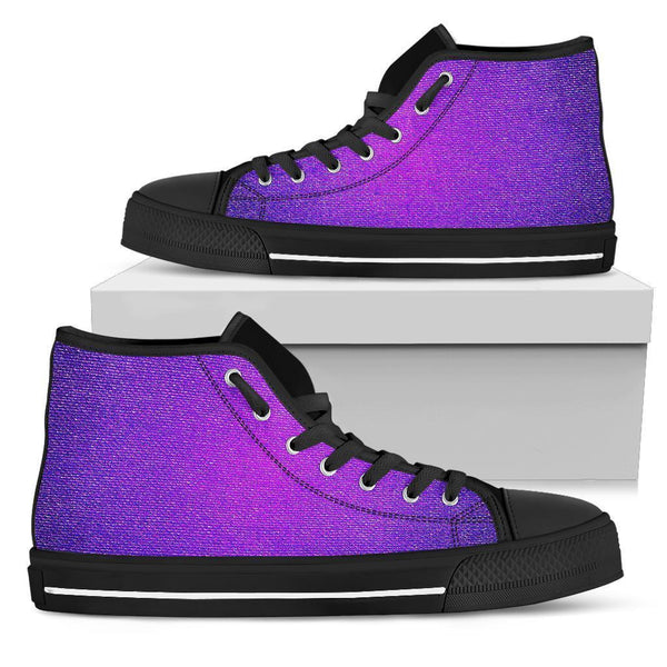 High Top Sneakers - Purple Ombre | Custom High Top Shoes – ACES INFINITY