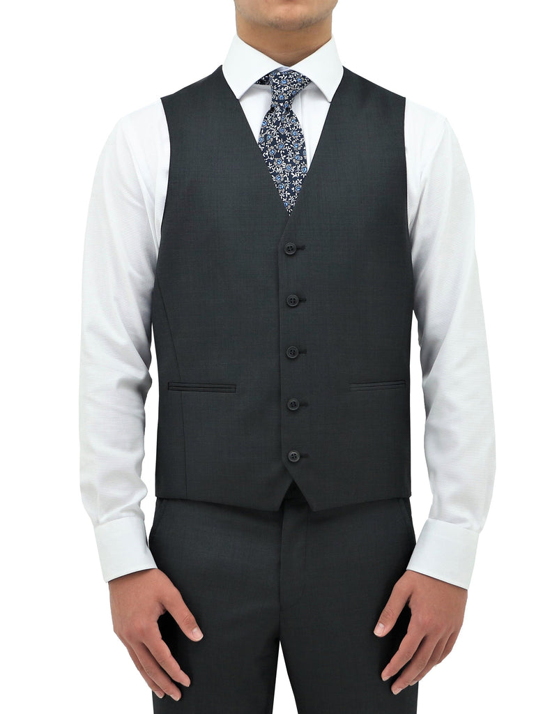 Ryan 704 Charcoal Wool Waistcoat – Daniel Hechter Paris