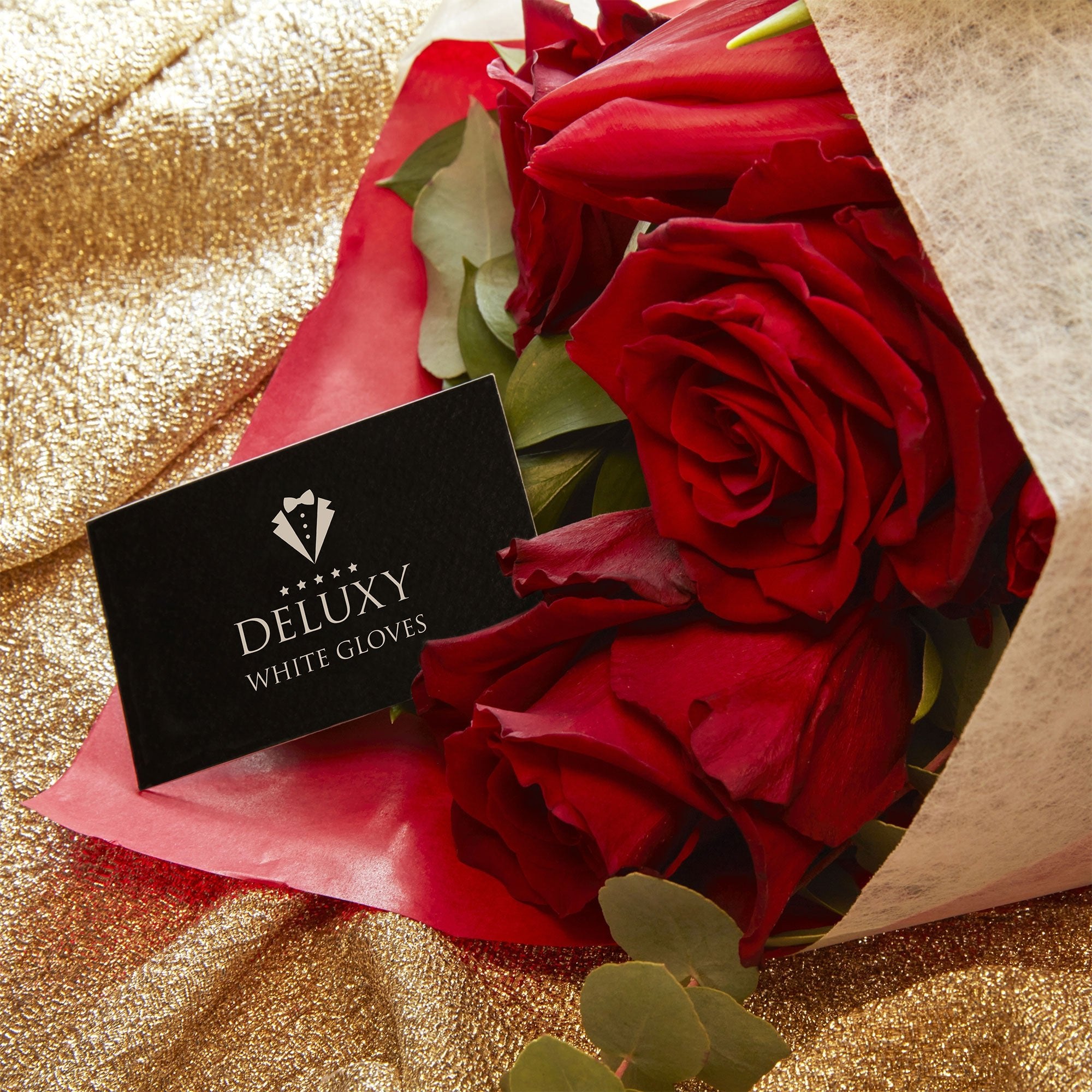 Fiori a domicilio a Milano Set Romantic Roses (con Champagne) – DELUXY