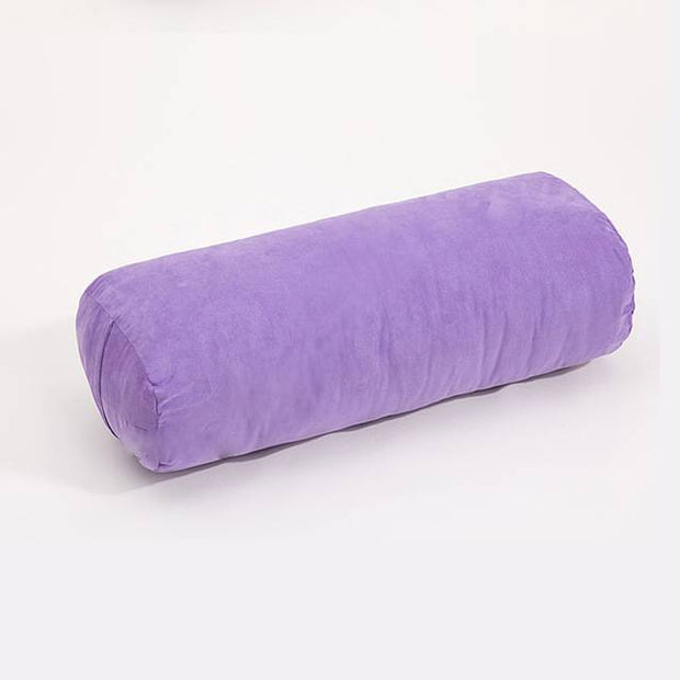 purple bolster cushion