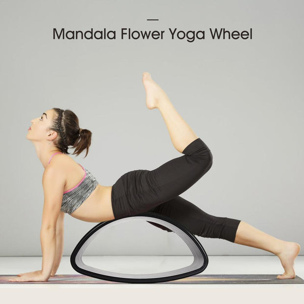 yoga half wheel prop