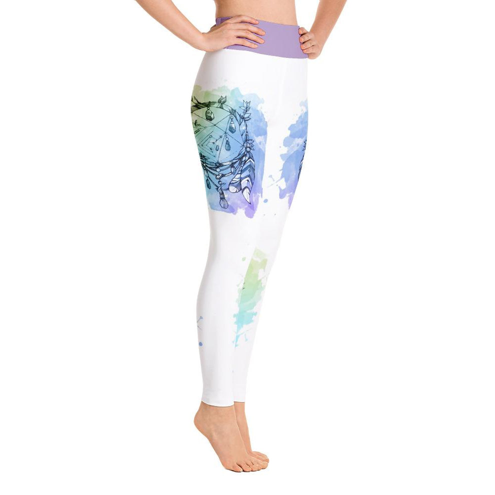 Purple Hip & Bohemian Dream Catcher Yoga Pants Leggings – Chakra Galaxy