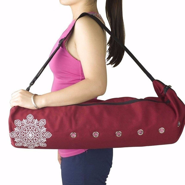 drawstring yoga mat bag