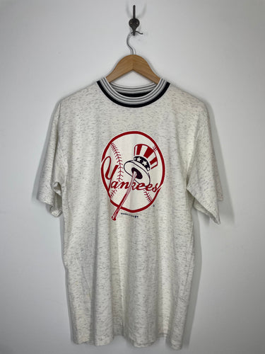 MLB New York NY Yankees Baseball 1995 Graphic T Shirt - Logo 7 - L – Lhük