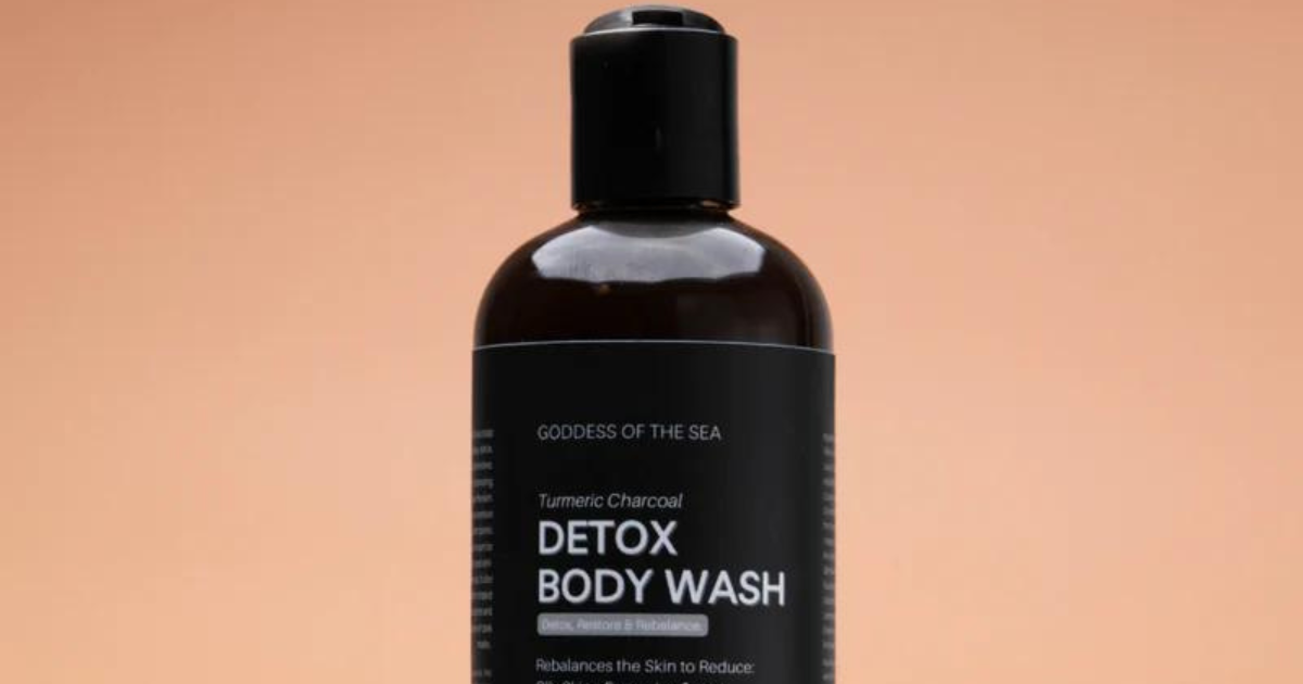 Turmeric Charcoal Body Wash by Goddess of the Sea.
