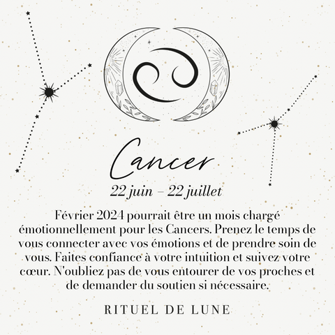 horoscope cancer fevrier 2024