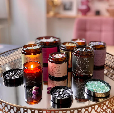 bougies rituel de lune