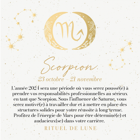 prévisions astrologiques horoscope scorpion 2024 rituel de lune