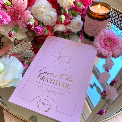 carnet de gratitude rituel de lune