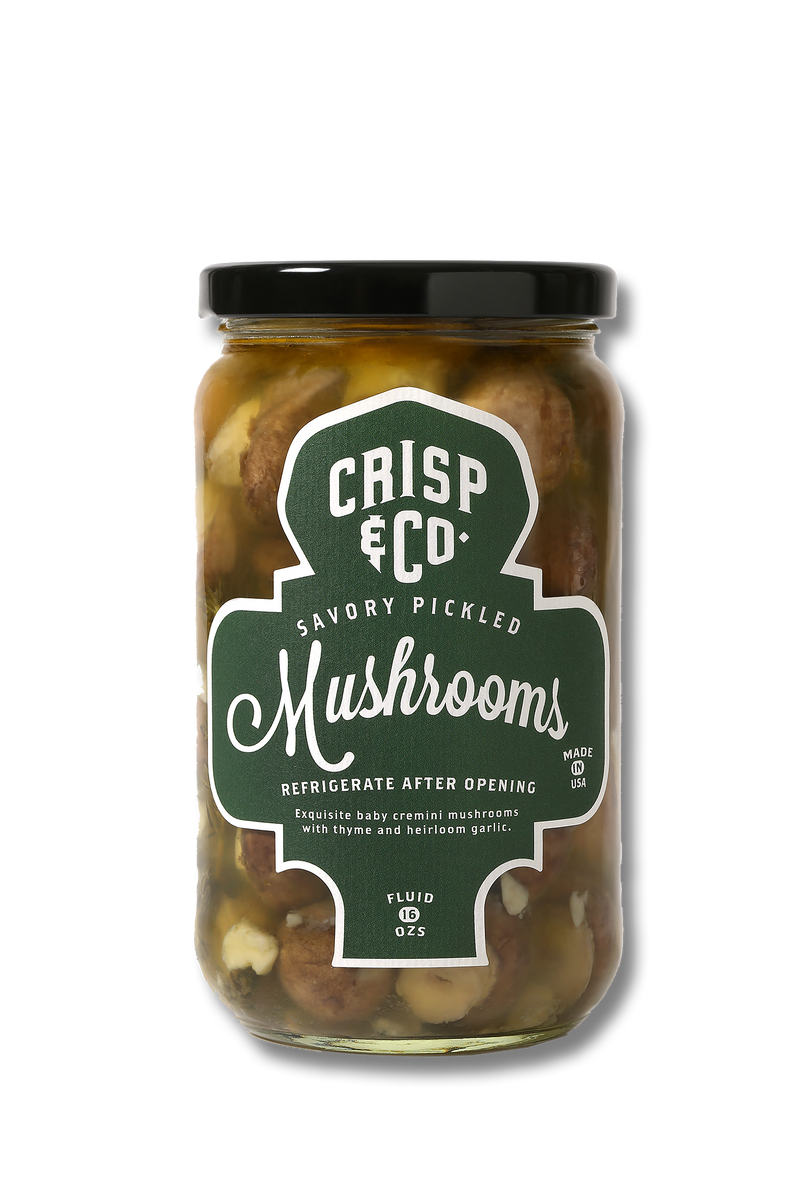 Savory Pickled Mushrooms