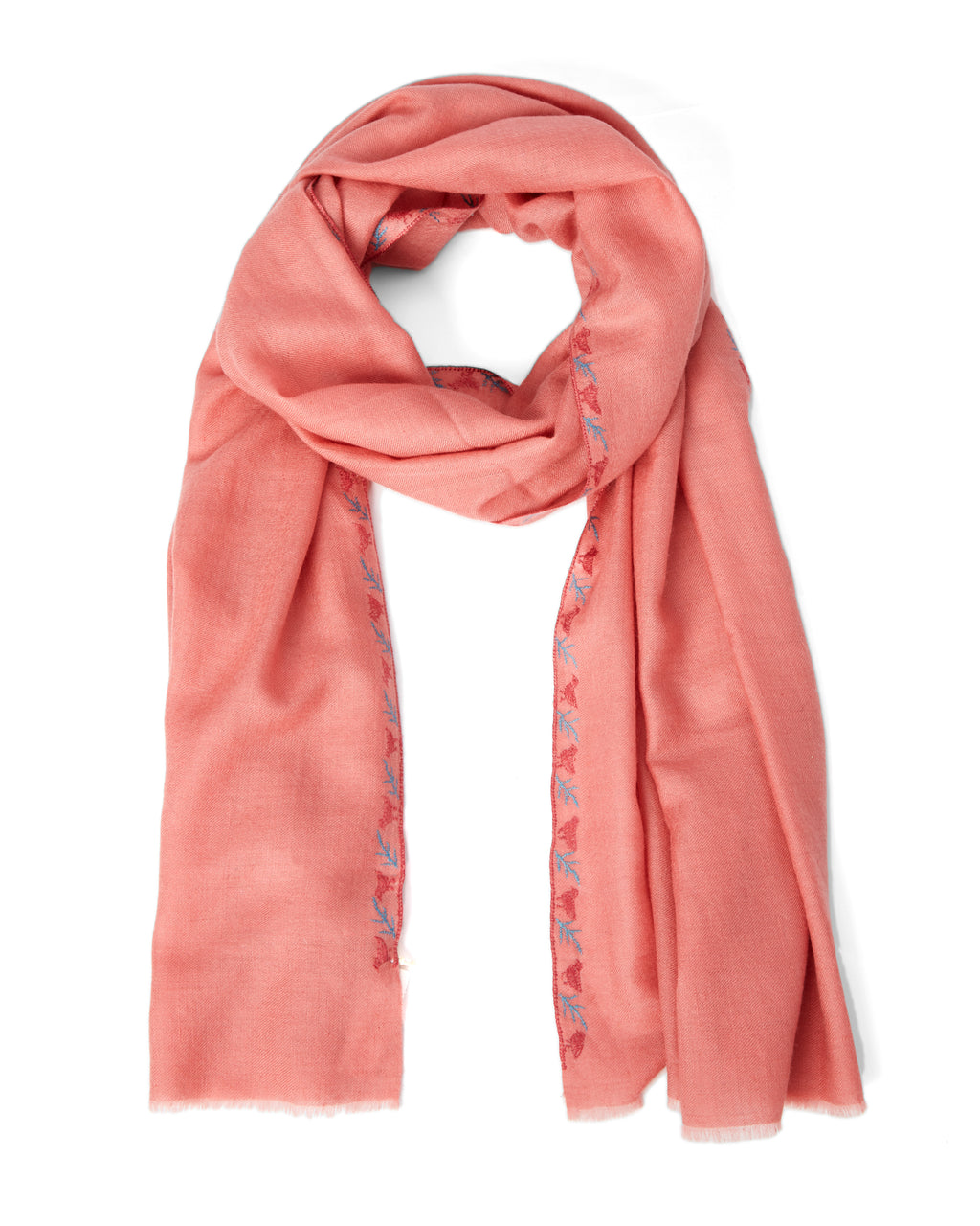 Cashmere Border Trim Scarf