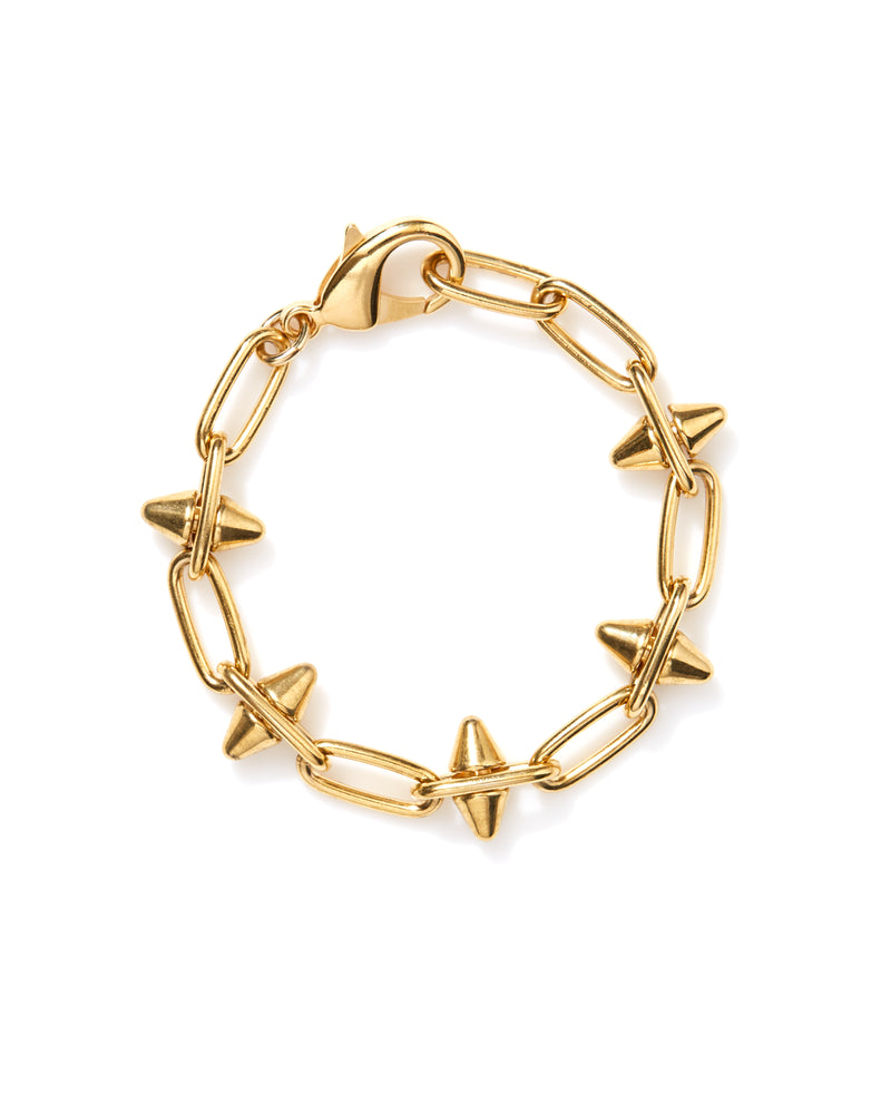 Gold Big Spike Bracelet – Mercantile Portland