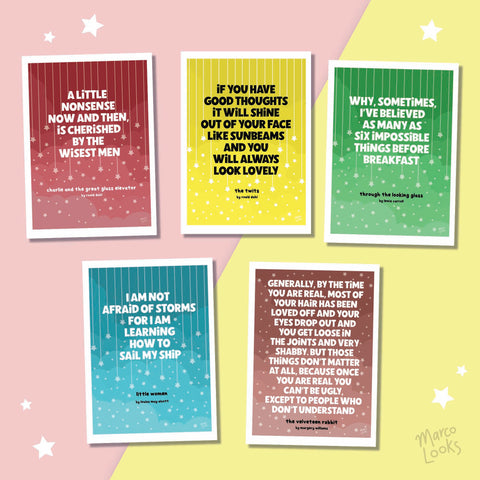 MarcoLooks Children's Quote Prints