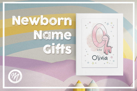 marcolooks personalised name gift for newborn or childs nursery