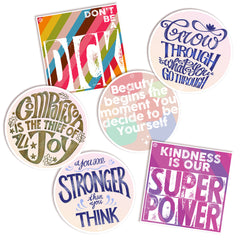 MarcoLooks Collection of Mood Lifting Vinyl Stickers