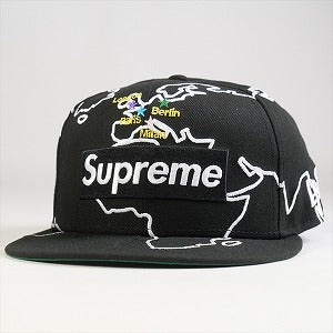 SUPREME シュプリーム 23AW Worldwide Box Logo New Era Black