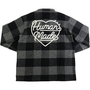 HUMAN MADE ヒューマンメイド 23AW WOOL BEAVERBLOCK CHECK SHIRT Red