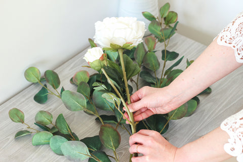 faux rose stems