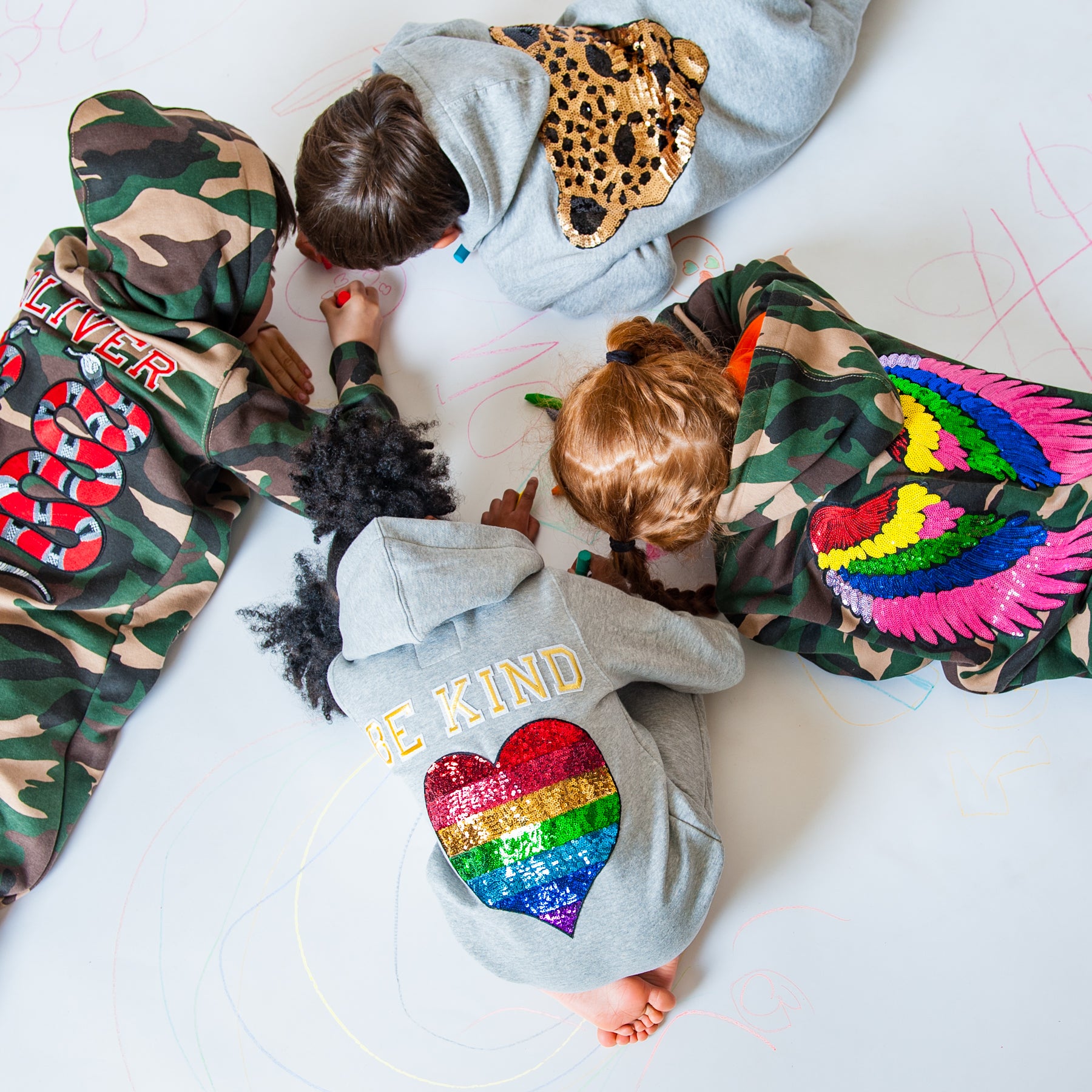 Personalised Rainbow Heart Onesie  Gifts for Kids Age – Cat in the Hood