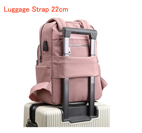 USB Charging Luggage Backpack Natural Waterproof Multi-Pocket