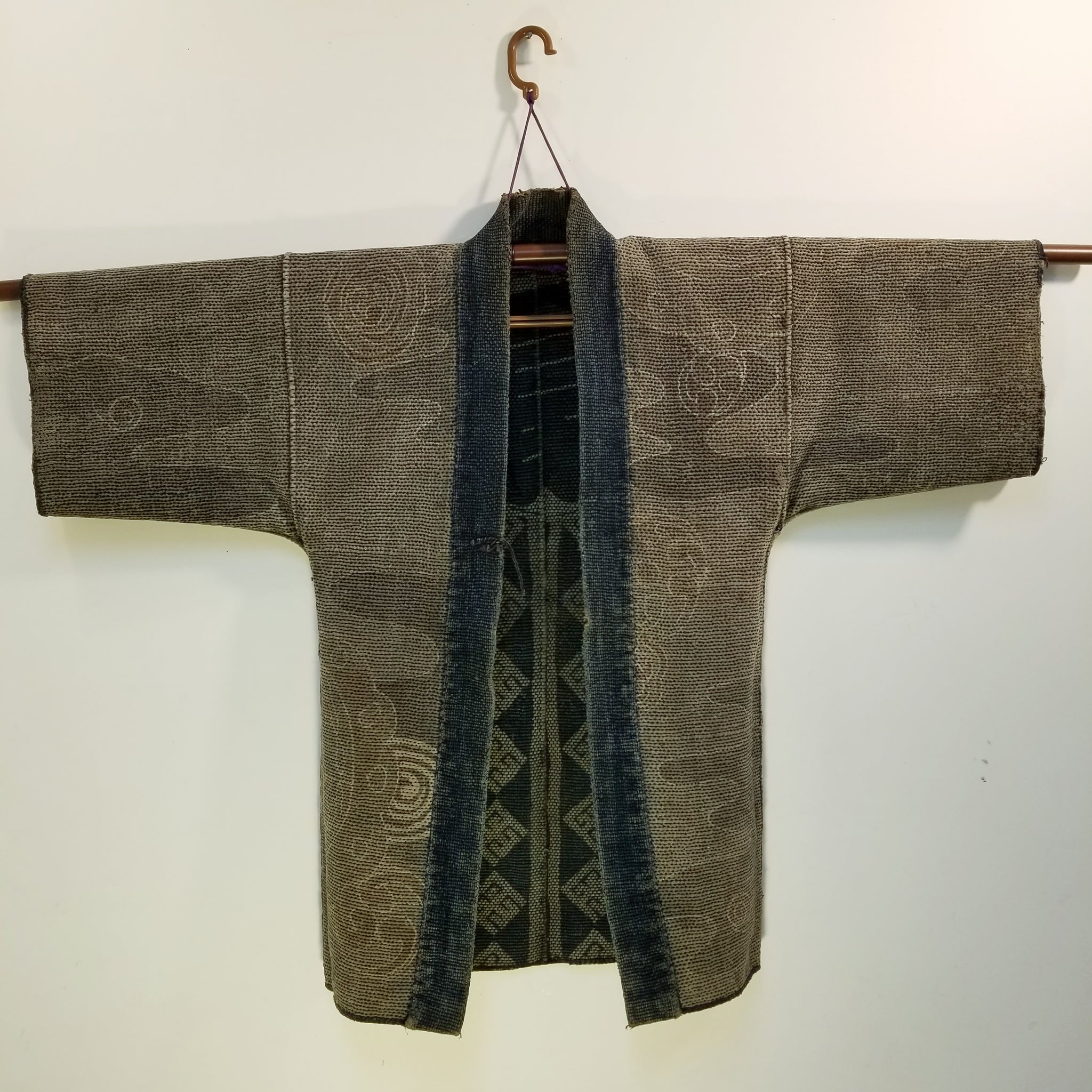 Japanese Edo Meiji Era Indigo Fireman's Jacket – Mukashinoboro