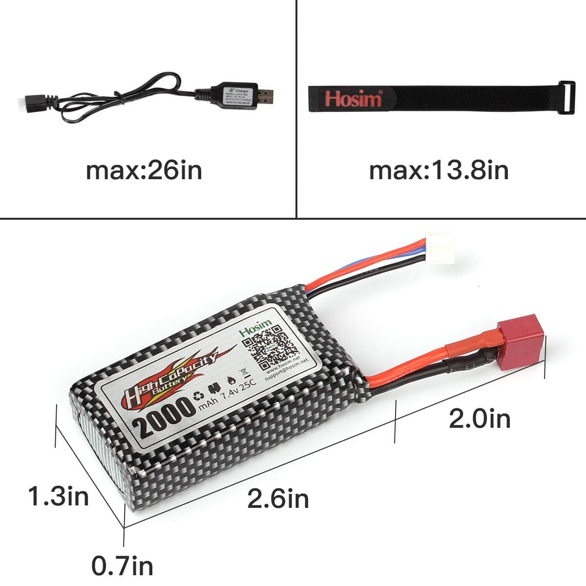 hosim 9125 battery upgrade