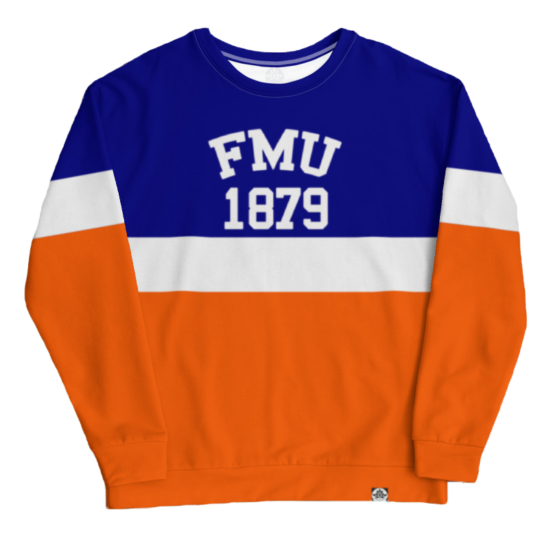 vintage color block sweatshirt