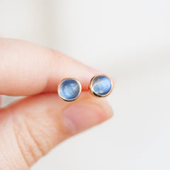 moonstone stud earrings