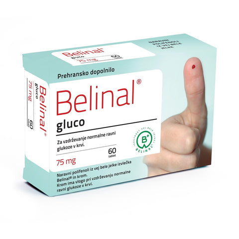 Belinal® gluco zavira razgradnjo ogljikovih hidratov ter posledično zmanjšuje porast glukoze v krvi, prav tako prispeva k boljšemu privzemu glukoze v celice.