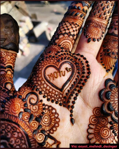 12 Bridal Mehndi Designs That Etch A Special Part Of The Bride's ...