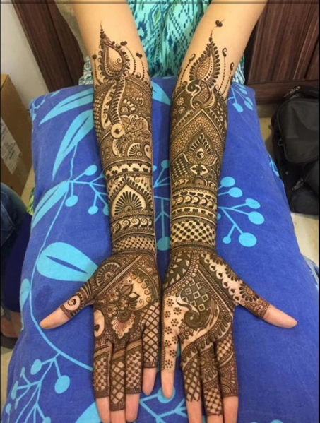 Bridal Mehndi Design For Full Hands