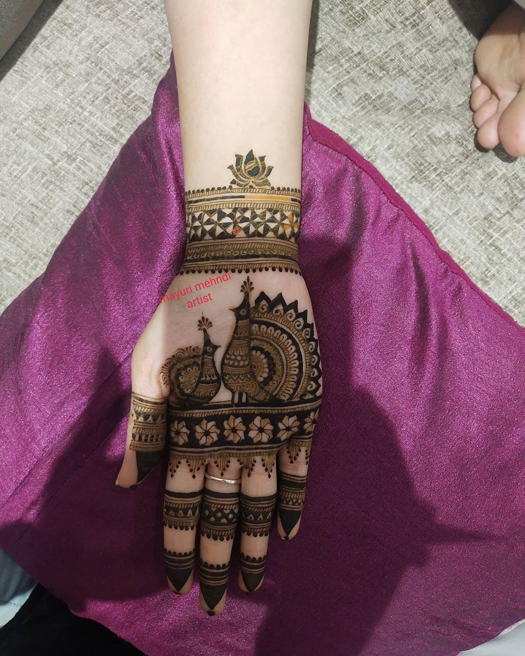 Mehendi for sister of the groom