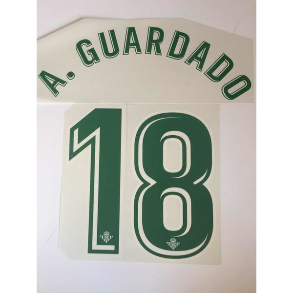 Name set Número Guardado 18 Real Betis 2017-18 Para la camiseta – maskjerseys