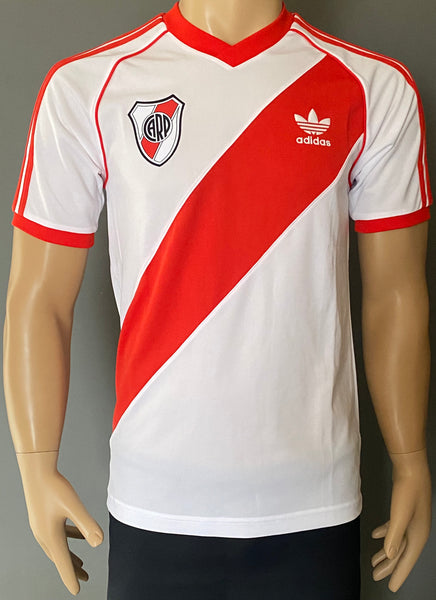 Jersey Adidas River Plate 85 Home/Local Adidas 1985-86 Retro maskjerseys