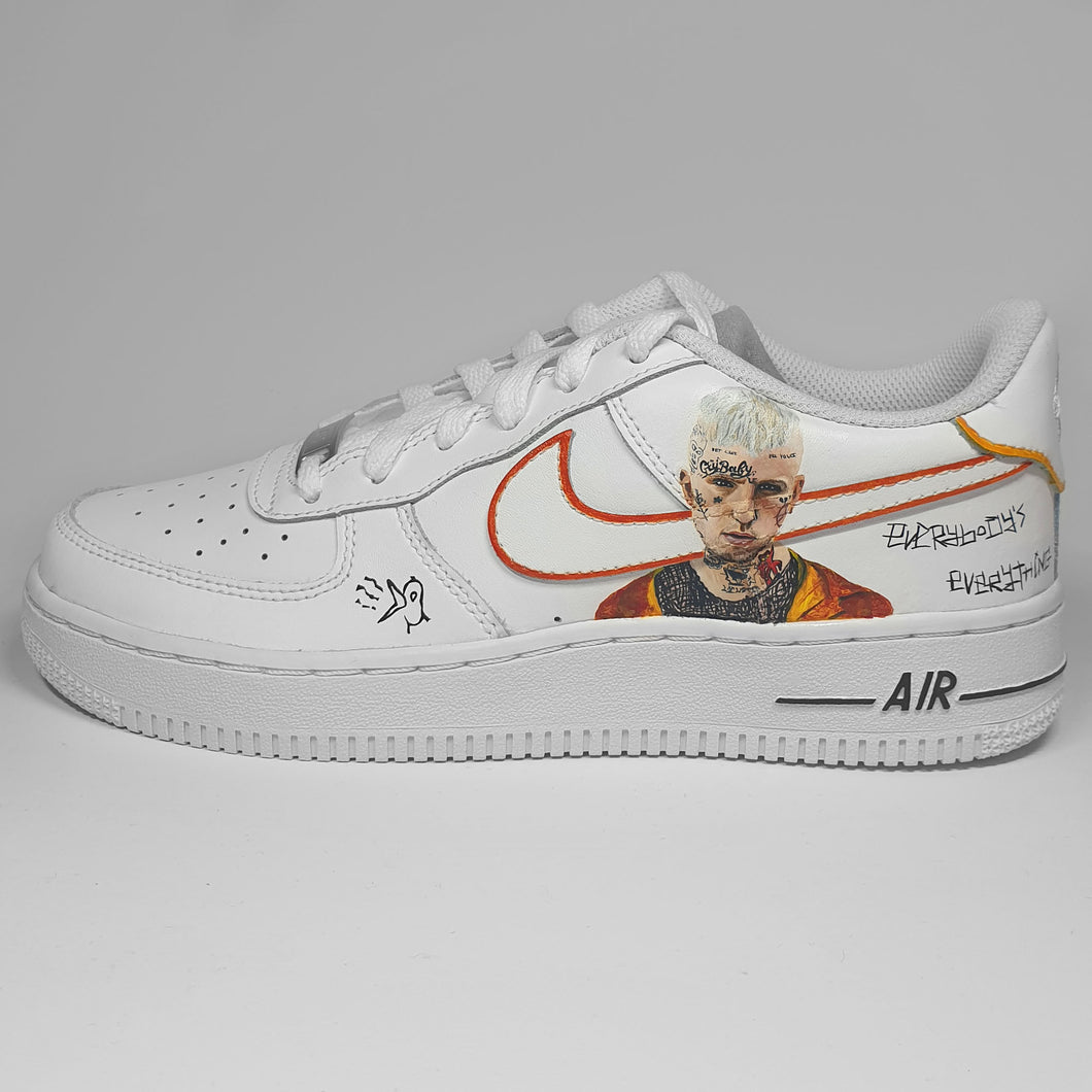 lil peep custom air forces