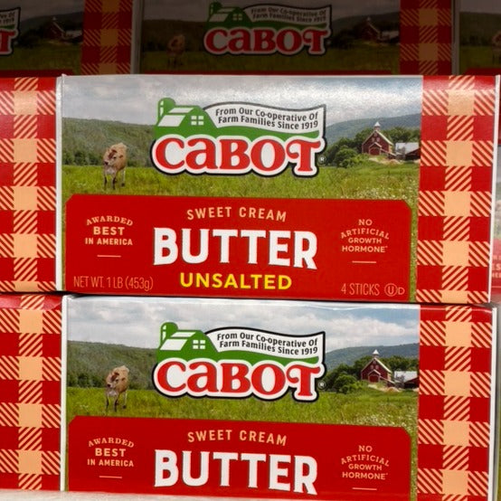 Save on Cabot Unsalted Butter Sticks - 4 ct Order Online Delivery