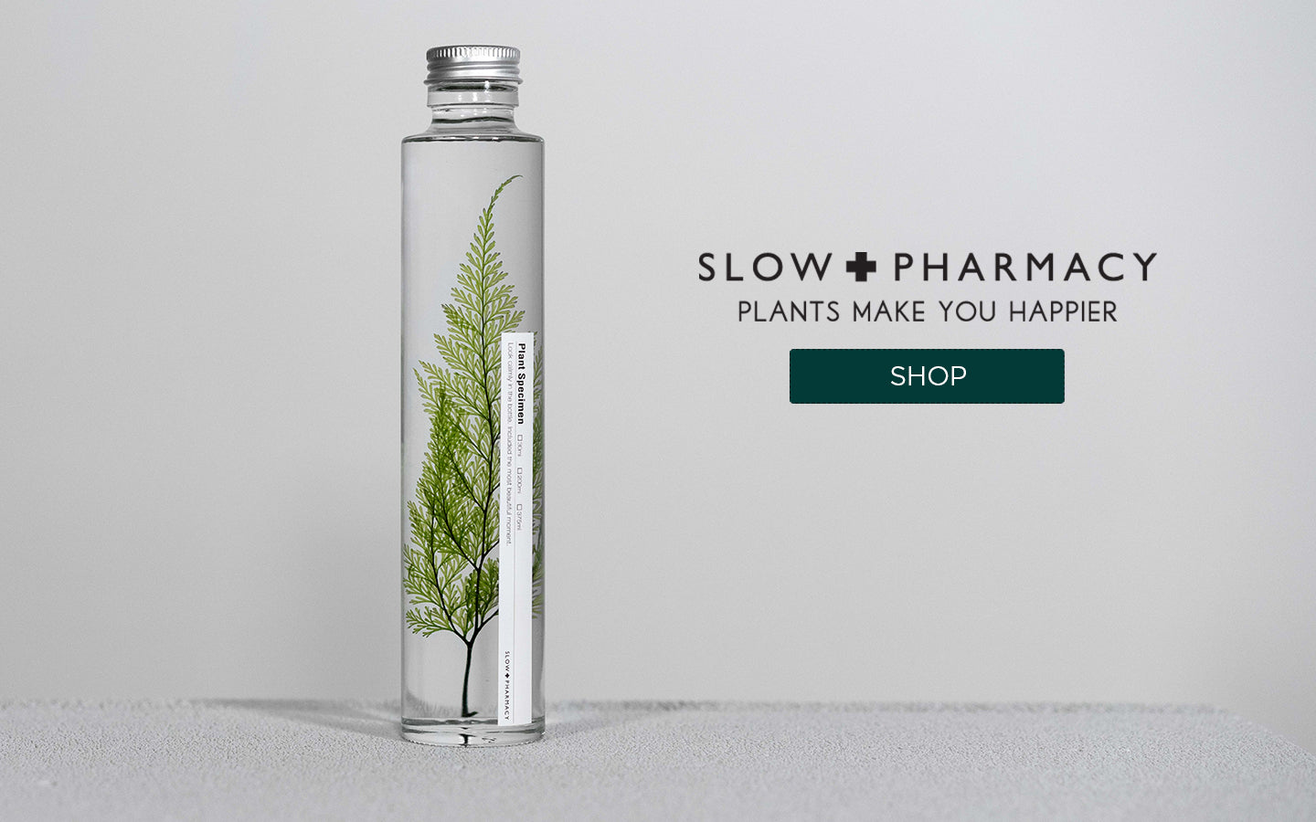 Plante immergée en flacon - Slow Pharmacy (Spécimen 13)