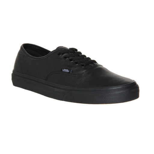 girls black leather vans Online 