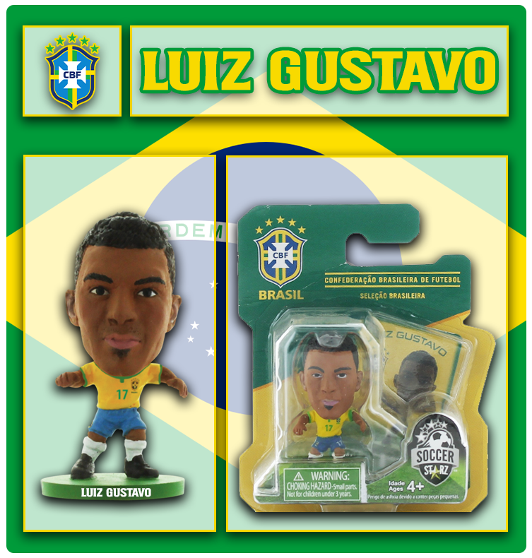 Colecionismo: Mini craque, Marca Soccer Starz, Luiz Gus