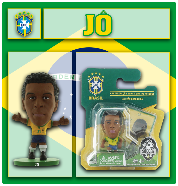 SoccerStarz Brazil Hulk Home Kit 2014 