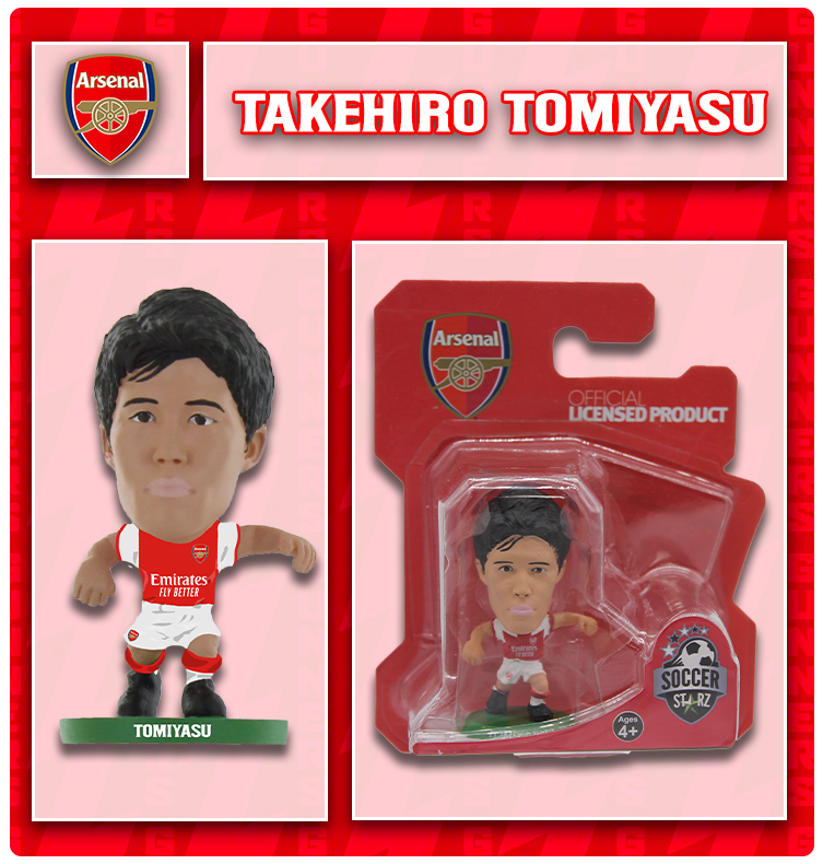 William Saliba - Arsenal - Home Kit (Classic Kit) – The Official SoccerStarz  Shop