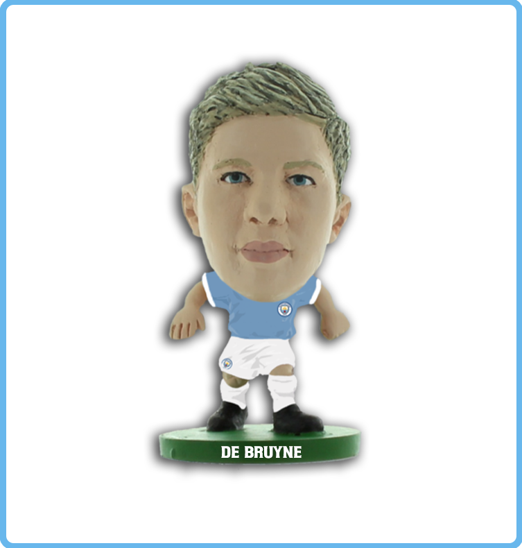  SoccerStarz Man City League Winners Team Pack 19 Player  (Classic Kit - 2020/21), Man City Blue, MCTP22 : Toys & Games