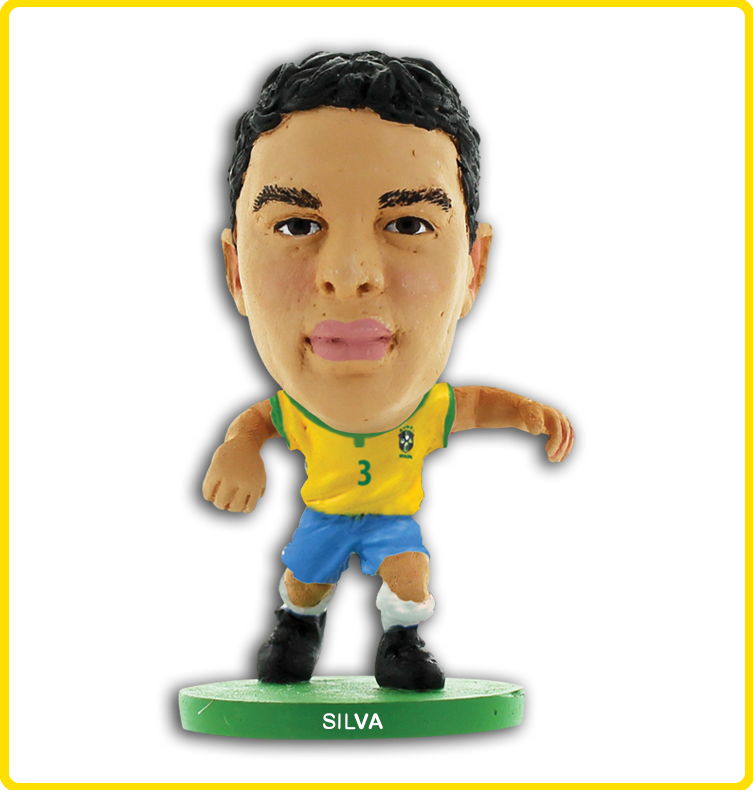  SoccerStarz Brazil International Figurine Blister Pack  Featuring Ramires Home Kit : Toys & Games