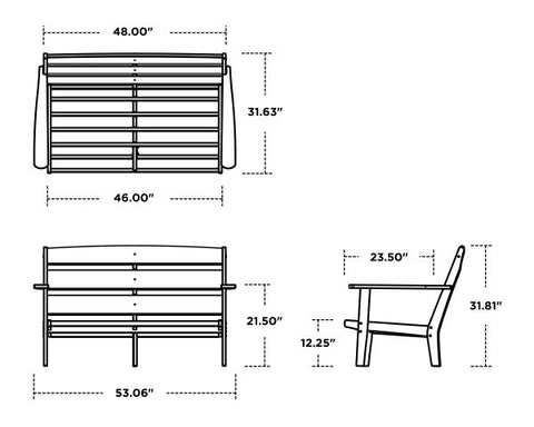 Lakeside Deep Seating Loveseat