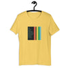 I Am Affirmation Color Block Design T-Shirt #025 - Yellow / 