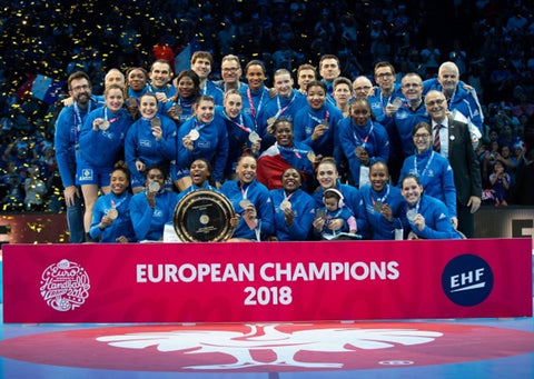 l'équipe de france féminine de handball championne d'europe en 2018