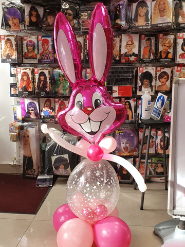 Easter Bunny balloon display