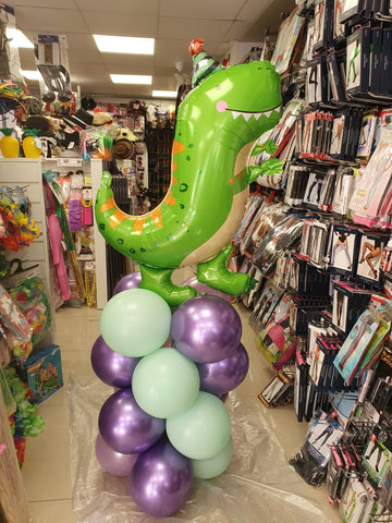 T-Rex balloon column